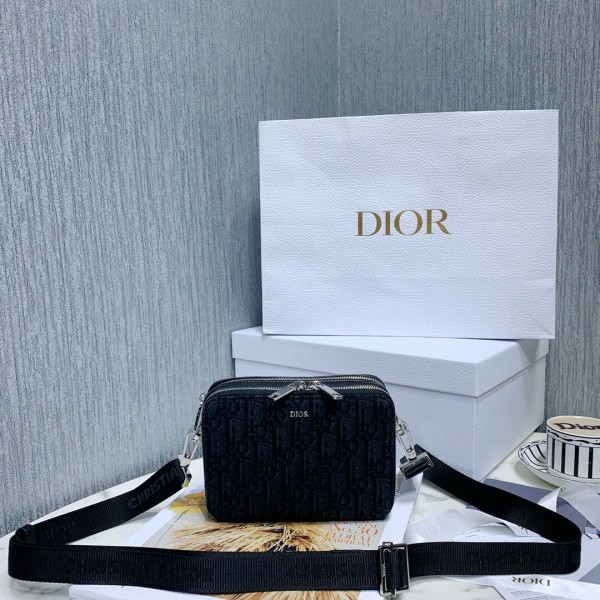 Dior  men's Bag Shoulder Crossbody Luxury Crossbody Handbag Calfskin w/ naOriginil Box