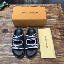 Louis Vuitton New High-End Super Men's Slippers with Original Box