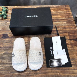 Chanel 2022 summer new thick bottom slipper with original box