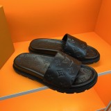 Louis Vuitton Men's Spring/Summer Luxury Brand Slippers with Original Box