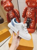 Louis Vuitton 2022 Ladies Spring/Summer New Classic Thick Sole Casual Sports Small White Shoes With Original Box