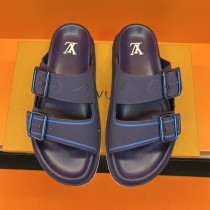 Louis Vuitton Men's Luxury Calfskin Slippers Original Box