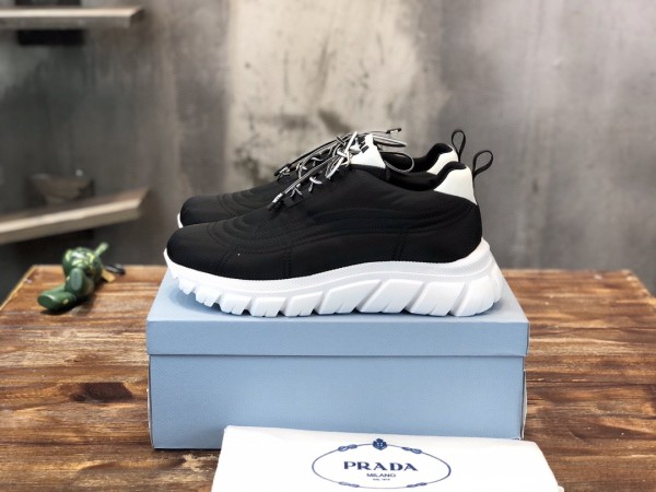 Prada New Men's Casual Luxury Brand Sneakers With Original Box