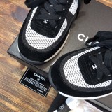 Chanel Ladies Spring/Summer New Mesh Flyknit Sneaker Laces Original Box