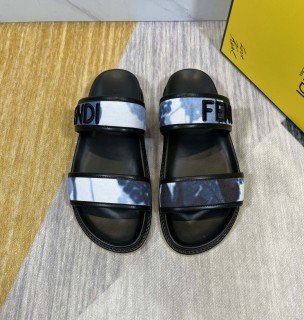 Fendi Men's Spring/Summer Luxury Brand Slippers with Original Box