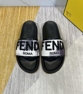 Fendi Men's Spring/Summer Luxury Brand Slippers with Original Box