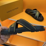 Louis Vuitton Men's Spring/Summer Luxury Brand Slippers with Original Box