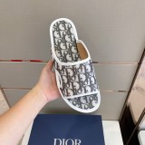 Dior 2022ss latest men's Oblique slippers with original box