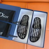 Dior 2022ss latest men's Oblique slippers with original box