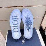 Dior Nike luxury calfskin sneakers with original box