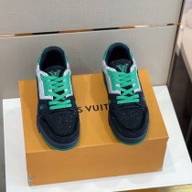 Louis Vuitton Men's Full Diamond Retro Basketball Sneakers with Original Box