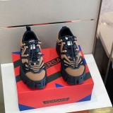 Versace Men's Lace-Up Platform Sneakers with Original Box