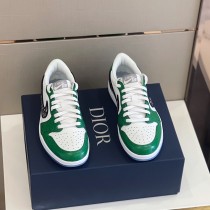 Dior Nike luxury calfskin sneakers with original box