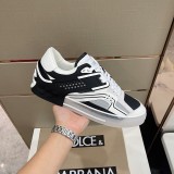 Dolce&Gabanna Men's and Women's Transparent Outsole Classic Series Casual Sneakers Original Box