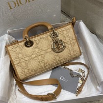 Dior Womens Bags Shoulder Messenger Bags Luxury Cross Body Handbag Calfskin leather with naOrigil Box