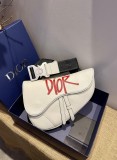 Dior Womens Bags Shoulder Messenger Bags Luxury Cross Body Handbag Calfskin leather with naOrigil Box