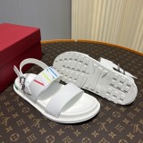 Valentino new men's original calfskin sandals with original box