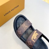 Louis Vuitton 2022 new summer men's slippers with original box