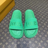 Louis Vuitton 2022 new summer men's slippers with original box