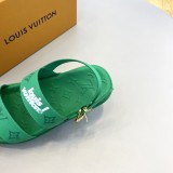 Louis Vuitton 2022 new summer men's slippers with original box