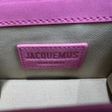 Jacquemus Womens Bags Shoulder Messenger Bags Luxury Cross Body Handbag Calfskin leather with naOrigil Box