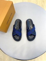 Louis Vuitton 2022 new summer men's slippers with original box