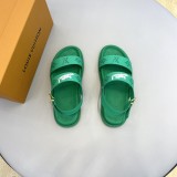 Louis Vuitton 2022 new summer men's slippers with original box