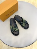 Louis Vuitton 2022 new summer men's slippers with original box