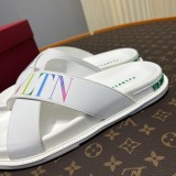 Valentino new men's original calfskin sandals with original box