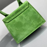 Jacquemus Womens Bags Shoulder Messenger Bags Luxury Cross Body Handbag Calfskin leather with naOrigil Box