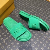 Louis Vuitton 2022 new summer men's slippers with original box