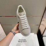 Alexander McQueen Classic Couple Small White Shoes Casual Sneakers With Original Box