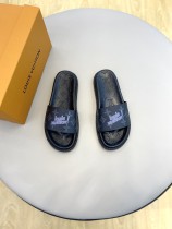 Louis Vuitton 2022 new summer men's slippers with original box