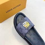 Louis Vuitton 2022 new summer men's slippers with original box