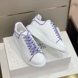 Alexander McQueen Classic Couple Small White Shoes Casual Sneakers With Original Box