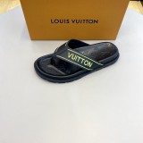 Louis Vuitton 2022 new summer men's slippers with original box