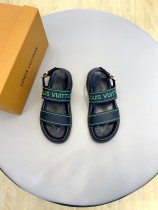 Louis Vuitton 2022 new summer men's slippers with original box