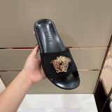 Versace 2022 Men's and Women's Latest Rhinestone Casual Slippers with Original Box