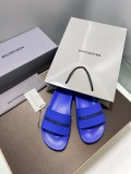 Balenciaga original outsole men's and women's summer sandals beach shoelaces original box