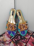 Dolce&Gabanna new leather outsole slippers with original box