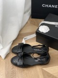 Chanel 2022 New Mary Jane Bow Sandals with Original Box