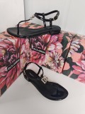 Dolce&Gabanna new leather outsole sandal shoes with original box