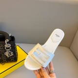 Fendi New Hollow Slippers With Original Box