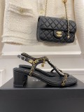 Chanel 2022 Spring/Summer New Pendant Pearl Chain Sandals with Original Box