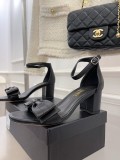 Chanel 2022 Spring/Summer New Product One Word Bow Sandals With Original Box