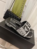 Chanel 2022 spring and summer latest fashion all-match slippers with original box