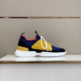 Hermes Men's Latest Knit Calfskin Sneakers With Original Box