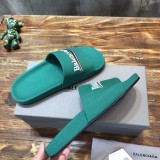 Balenciaga men's and women's twill bread slippers in original box