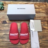 Balenciaga men's and women's twill bread slippers in original box