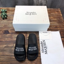 Alexander McQueen new women's luxury brand slippers with original box